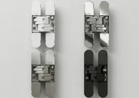 Concealed 3D hinges